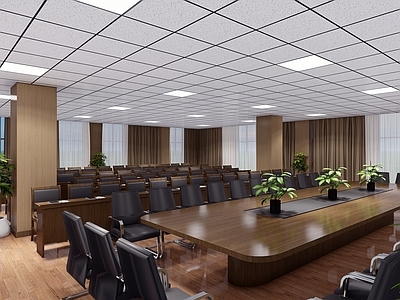 新中式现代会议室 大型会议室 小型会议室 会议室