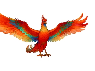 现代挂件 凤凰