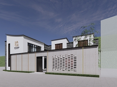 新中式民宿建筑 山地民宿建筑 平地民宿建筑