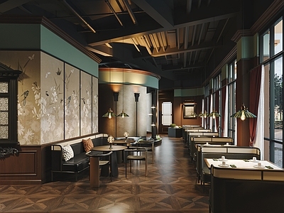 复古西餐厅 复古餐厅
