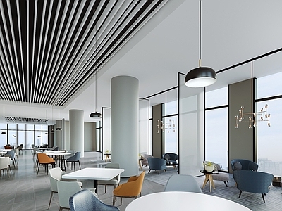 现代食堂 现代员工餐厅