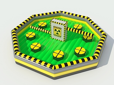 娱乐器材 充气闯关 斗牛机 充气城堡 淘气堡 充气转转