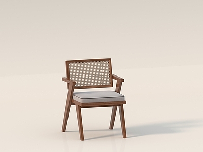 中式休闲椅 藤椅