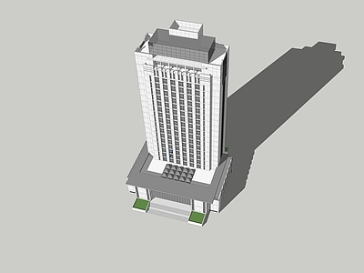 现代简约办公楼 高层办公楼 现代办公楼 高层办公建筑 产业园办公楼 产业园
