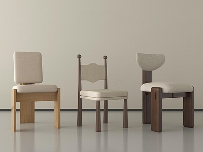 中古侘寂休闲椅 单椅 休闲椅 实木餐椅 中古侘寂餐椅