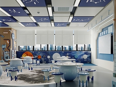 现代教室 教室 科学教室 创新教室 创意教室 小学教室