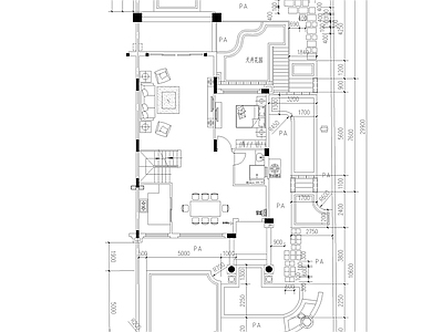 欧式庭院 欧式庭院 施工图