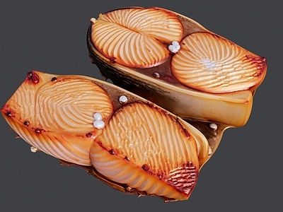 现代其他摆件 红烧鱼肉块