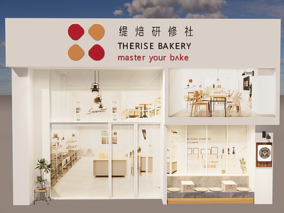 现代工业门头 现代烘焙店门头 奶油风咖啡厅门头 工业风咖啡厅门头 现代民宿门头 奶茶店门头