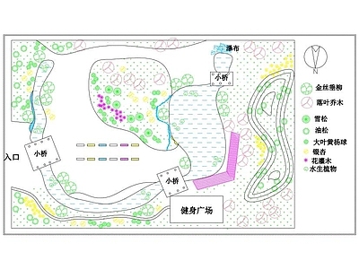 口袋公园 公园景观 施工图