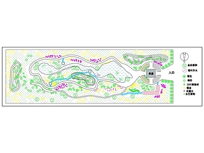 口袋公园 公园景观 施工图