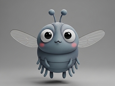 其他动物 苍蝇 昆虫 虫子 可爱 打印