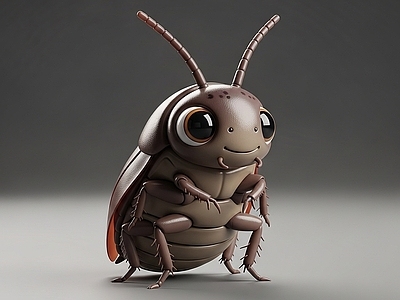 其他动物 蟑螂 小强 昆虫 可爱 打印
