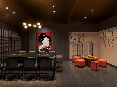 新中式火锅店 火锅店包间