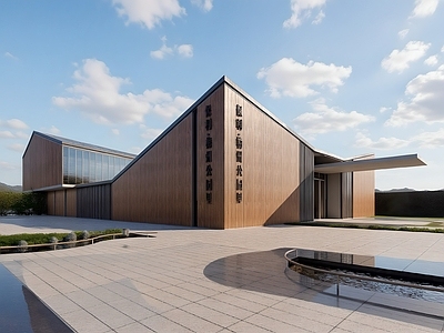 现代售楼处建筑 现代示范区 现代售楼处建筑 现代方形售楼处 中式售楼处示范区 新中式售楼处