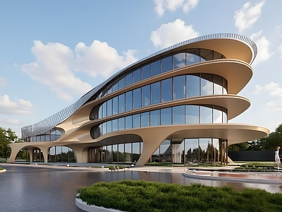 现代售楼处建筑 现代示范区 现代售楼处建筑 现代方形售楼处 中式售楼处示范区 新中式售楼处