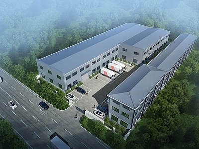 现代厂房 车间 厂房 生产加工车间