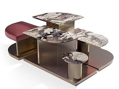 轻奢几类组合 轻奢组合茶几