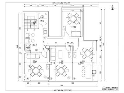 现代简约棋牌室 现代棋牌室 棋牌室平面布置 棋牌 施工图