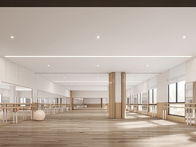 现代简约教室 舞蹈教室