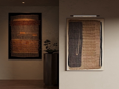 现代侘寂挂画 玄关挂画 客厅挂画 办公室挂画 茶室挂画 书房挂画