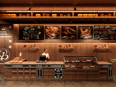 欧式甜品面包店 面包店 北欧烘焙店