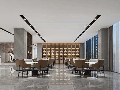 新中式售楼处 接待区