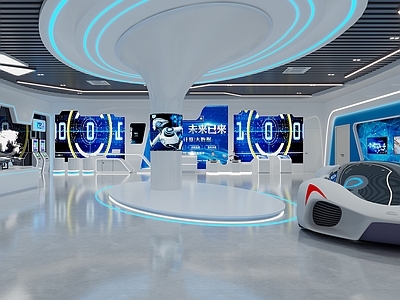 现代科技展厅 现代展厅 科技展厅 无人机展厅 机器人展厅