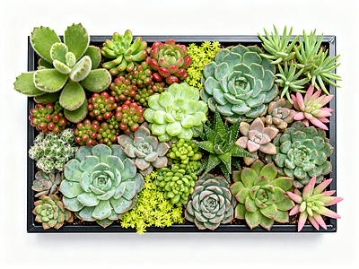 现代绿植墙 多肉植物 垂直绿化墙 室内园艺墙 植物墙 仿真绿植