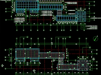 现代中式亭子图库 景观连廊 中式景观亭廊 风雨连廊结构图 施工图