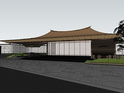 新中式现代其他公共建筑 建发高端示范区