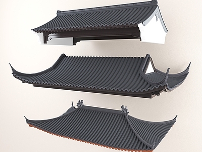 中式新中式屋檐 屋檐 大 青瓦 门头 屋顶 古建 飞檐