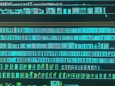 现代中式家具图库 家装图库 全图库 各种平面立面 施工图