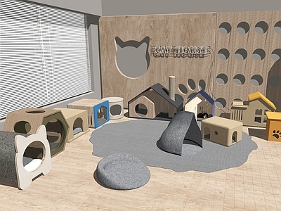 猫爬架 宠物用具用品组合 宠物猫屋组合