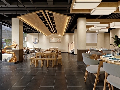 现代工业中餐厅 餐厅