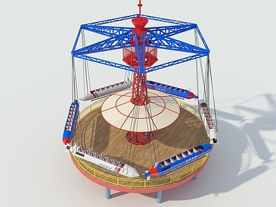 娱乐器材 银河战舰 飞椅 旋转飞艇 高空飞翔