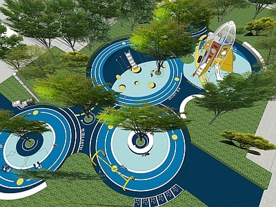 现代儿童游乐空间 儿童活动区 星际儿童区