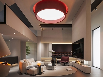 现代休息区 展厅 会客厅 定制展厅 茶室