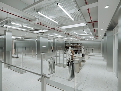 现代服装店 女装店 鞋店 男装店 儿童店 服装店外立面