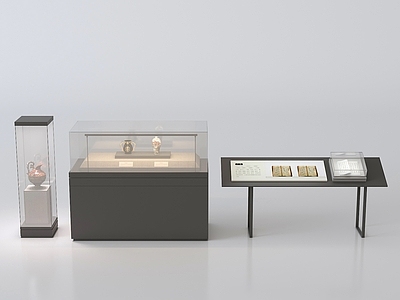 展柜 博物馆展柜 玻璃柜