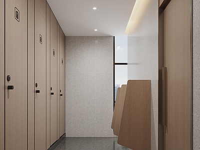 现代公共卫生间 现代公共卫生间 卫生间标识 男卫生间