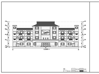 新中式其他建筑 骨灰楼建筑方案 施工图
