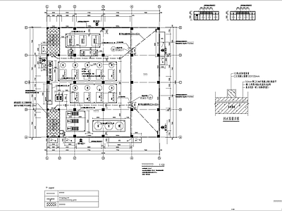 现代其他工装空间 厂房装修 半导体厂房 施工图