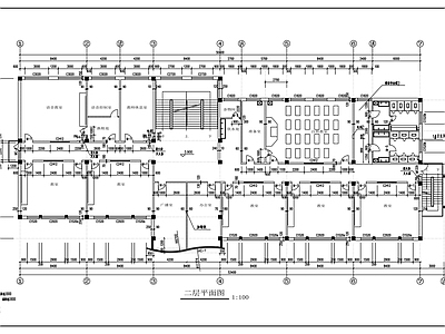 现代学校建筑 小学教学楼平面图 方案 施工图