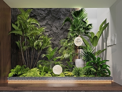 植物堆 绿植 室内造景 绿植堆