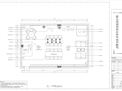 现代新中式图书馆 阅览室 图书馆 施工图