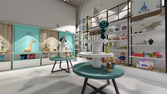现代风格其他展厅 迪士尼卡通手工工作室