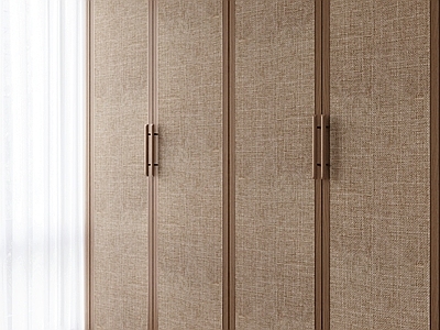 现代中古衣柜 酒店衣柜 现代中古柜门 拉手