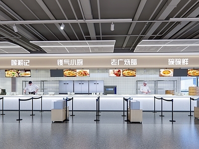 现代食堂 食堂明档