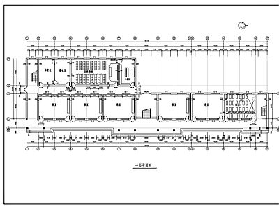 现代学校建筑 小学教学楼平面 方案 施工图